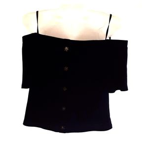 Off the shoulder crop top